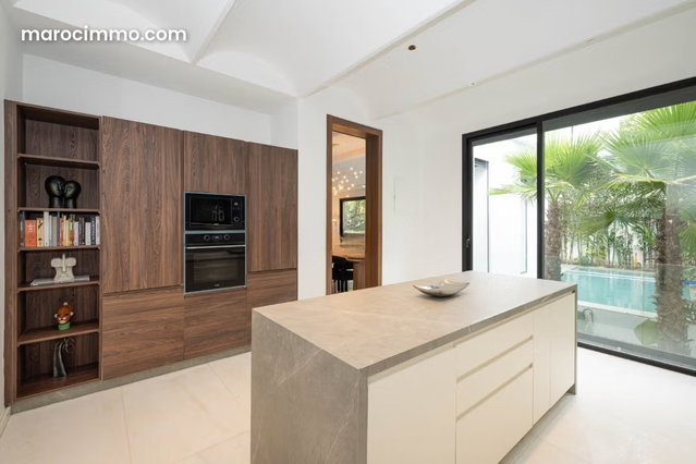 Dar Bouazza/Villa for Rent Fully Furnished 400m² Pool — 4