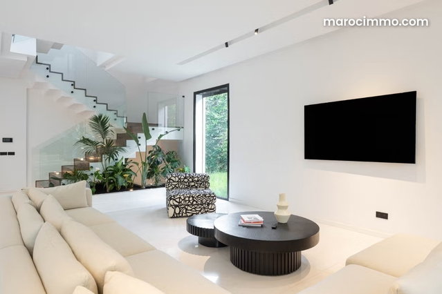 Dar Bouazza/Villa for Rent Fully Furnished 400m² Pool — 2
