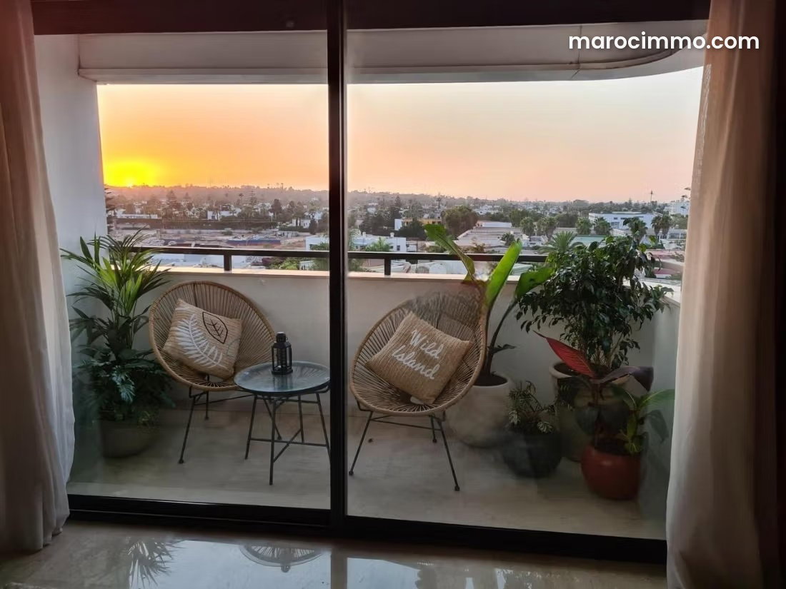 145 sqm apartment, 3 bedrooms, terrace, Les Princesses, Casablanca — Casablanca