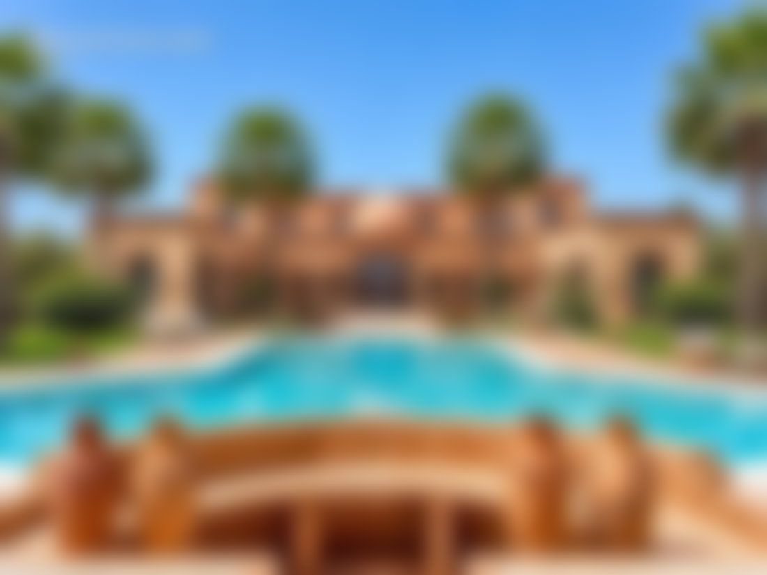 Villa beldi 2825 m², oliveraie et vue montagne, Marrakech