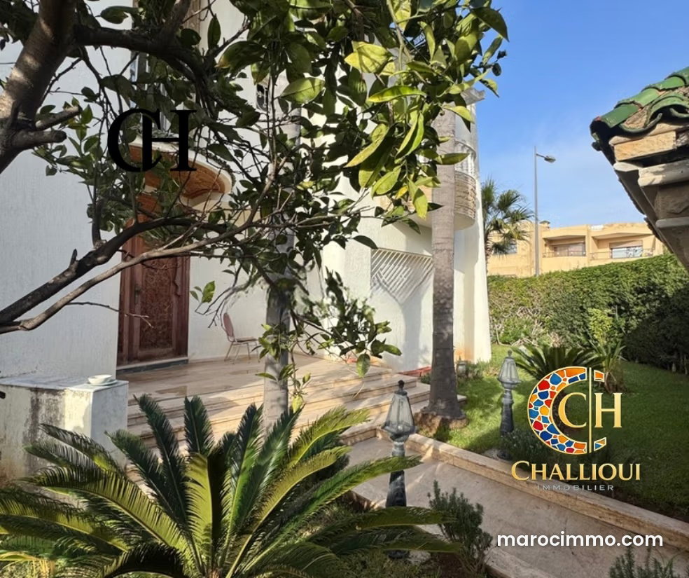 Villa 500 m², 5 chambres avec piscine, Riyad, Rabat — Rabat