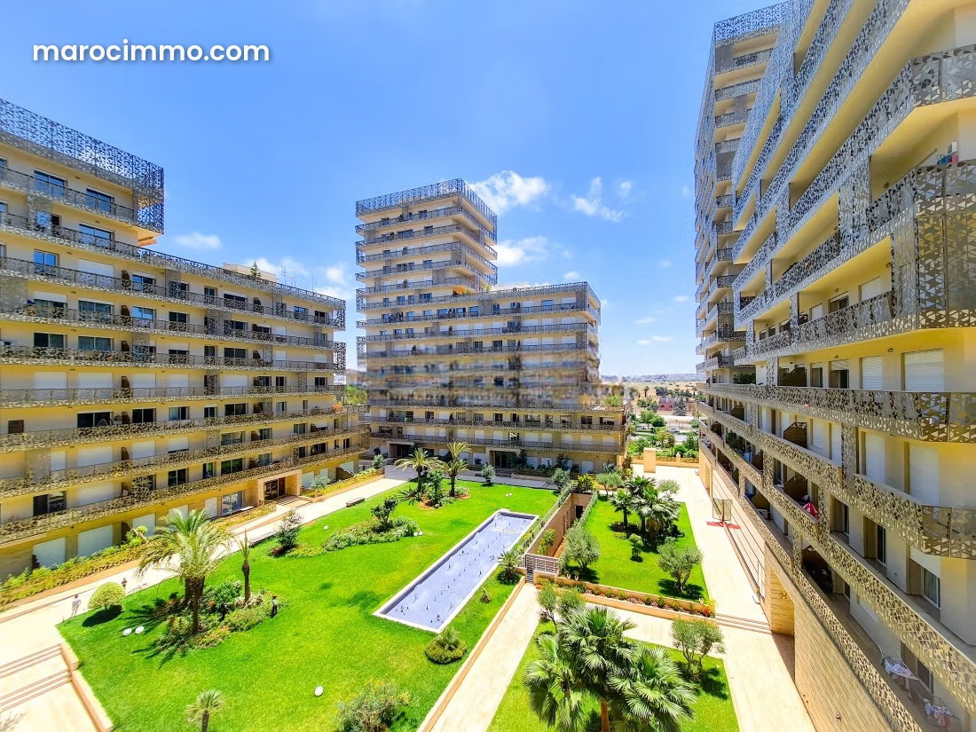 Appartement meublé 100 m², 2 chambres, Casablanca Finance City — Casablanca