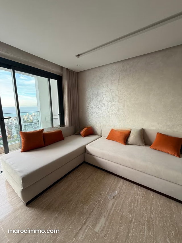 Location appartement longue duree tanger vue mer — 5