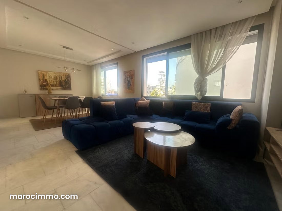 Appartement meublé lumineux à louer au Palmier Casablanca — Casablanca