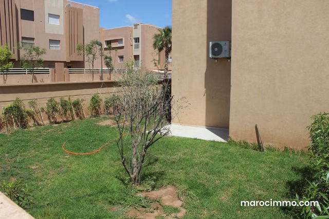 Appartement avec jardin a LOUER VIDE — Marrakech