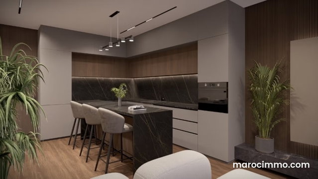 Excellent Contemporary Studio Apartment with Shared Pool in Gueliz City Center — 3