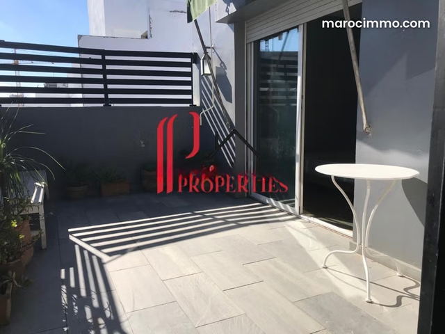 GAUTHIER Superbe Duplex Vide, 3 suites, 2 terrasses — Casablanca