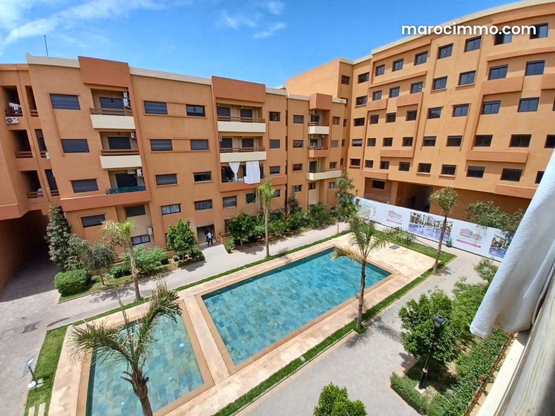 Two-bedroom apartment with terrace and swimming pool, Ain Mezouar, Marrakech — Marrakesh