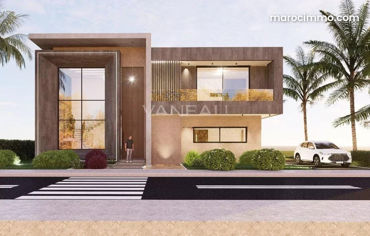 New 770 m² Villa, Amelkis Golf, Marrakech, 5 Suites and Swimming Pool — Marrakesh
