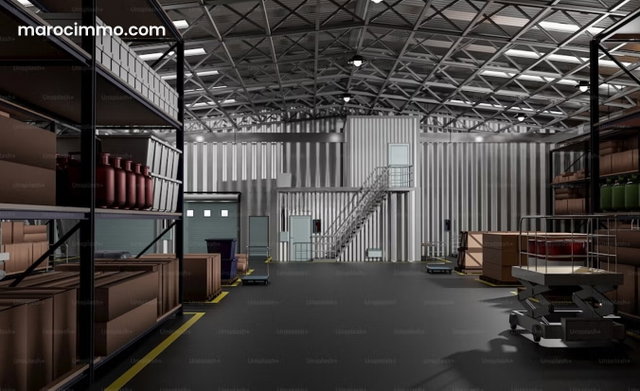 1000 m² Warehouse for Rent in Sidi Ghanem Marrakech — 2