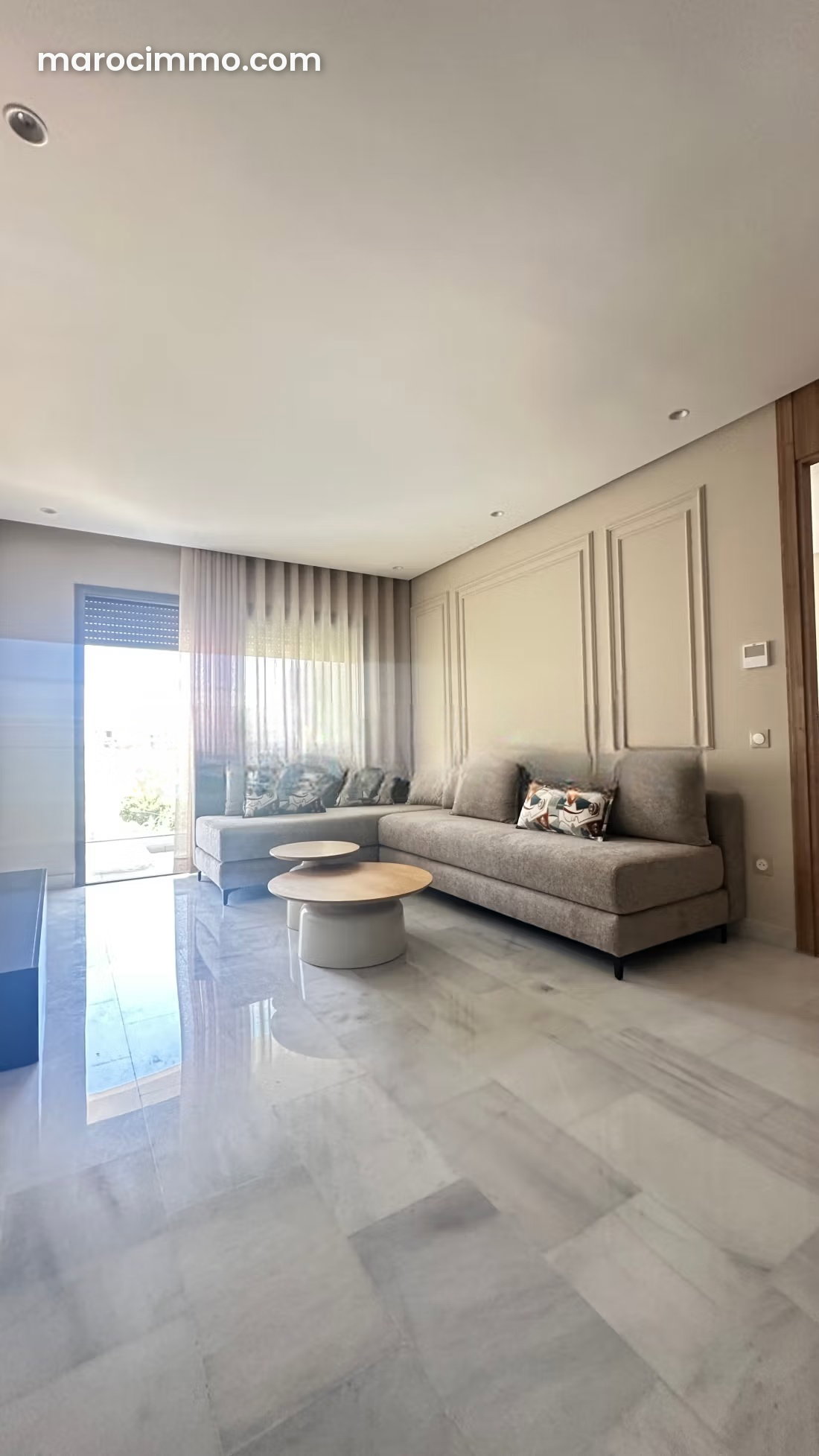 Furnished 50 m² Apartment with Terrace and Garage, Hermitage, Casablanca — Casablanca