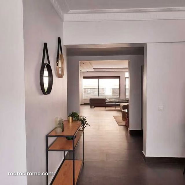 Appartement à Louer de 155.0 m² à Casablanca, Triangle D'Or — Casablanca