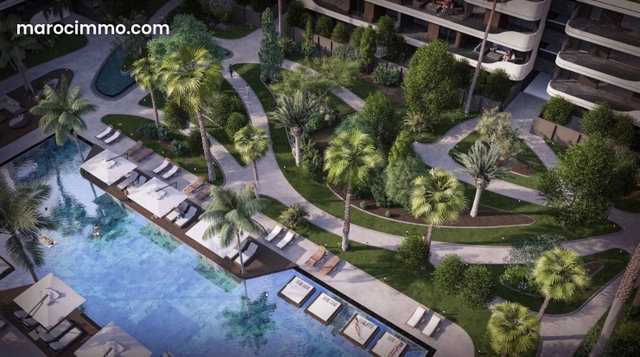 Luxury Apartment with Private Pool for Sale in Agdal Marrakech — 3