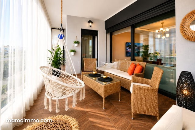 1 Bedroom Furnished Premium Apartment with Sea View and Large Terrace – Ain Diab — 2
