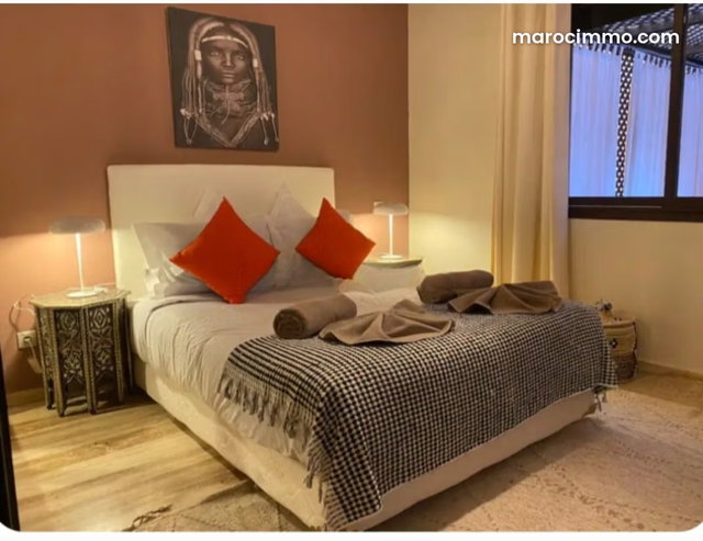 LONG-TERM RENTAL – 63 m² Apartment with 35 m² Terrace – Private Parking – Heart of Gueliz — 2