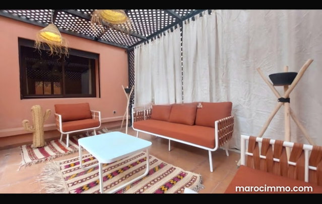LONG-TERM RENTAL – 63 m² Apartment with 35 m² Terrace – Private Parking – Heart of Gueliz — 5
