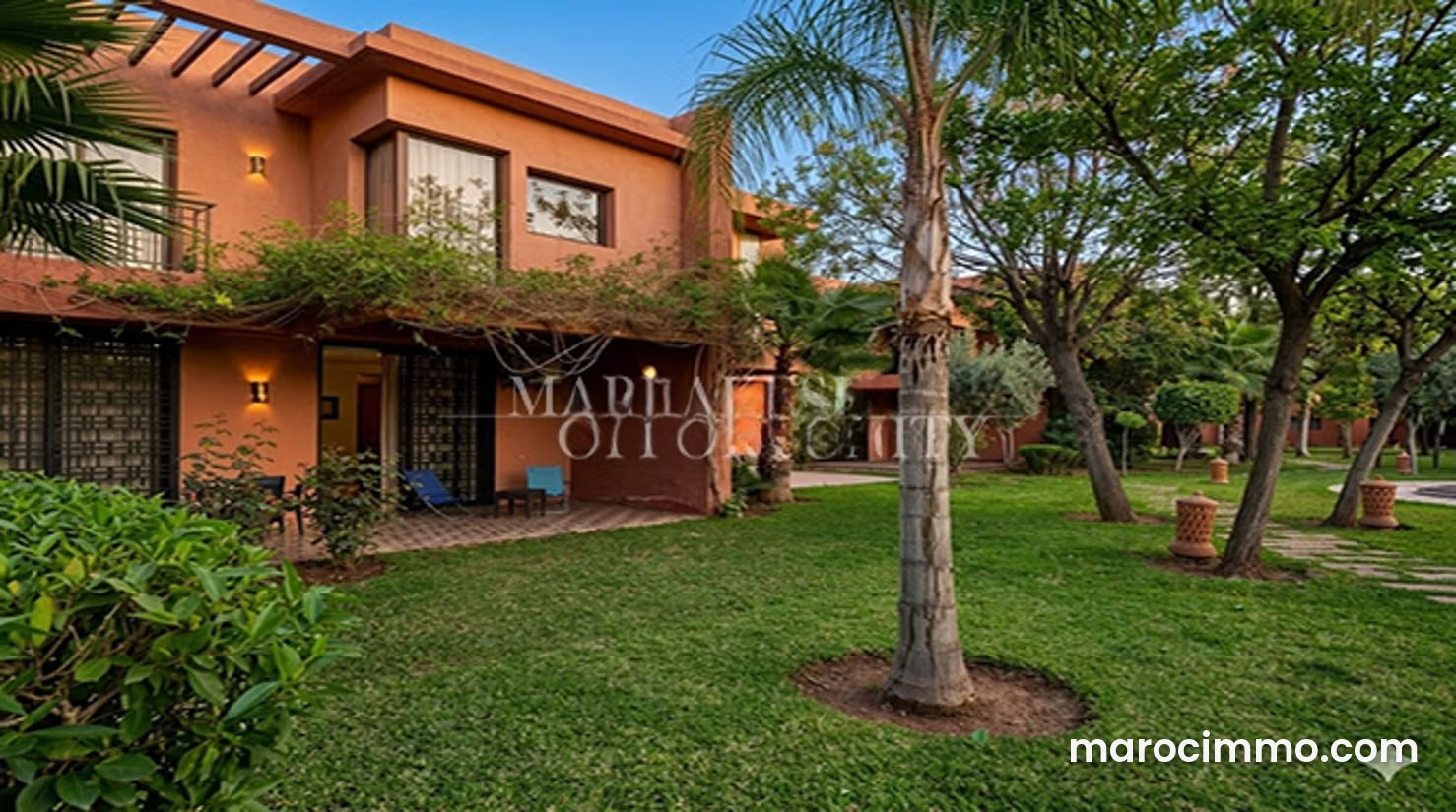Appartement meublé avec jardin et piscine, Agdal, Marrakech — Marrakech