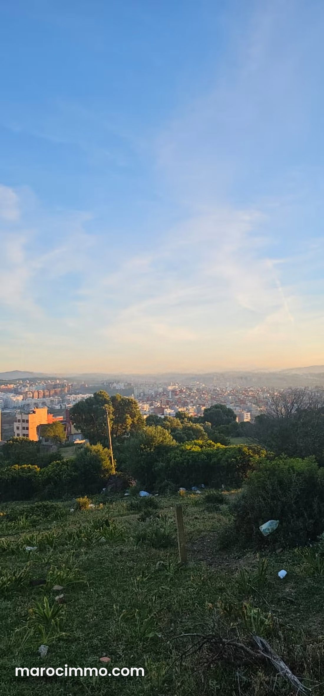 929 m² Plot in Sania, Tangier, with Dual Frontage and Unobstructed Views — Tangier