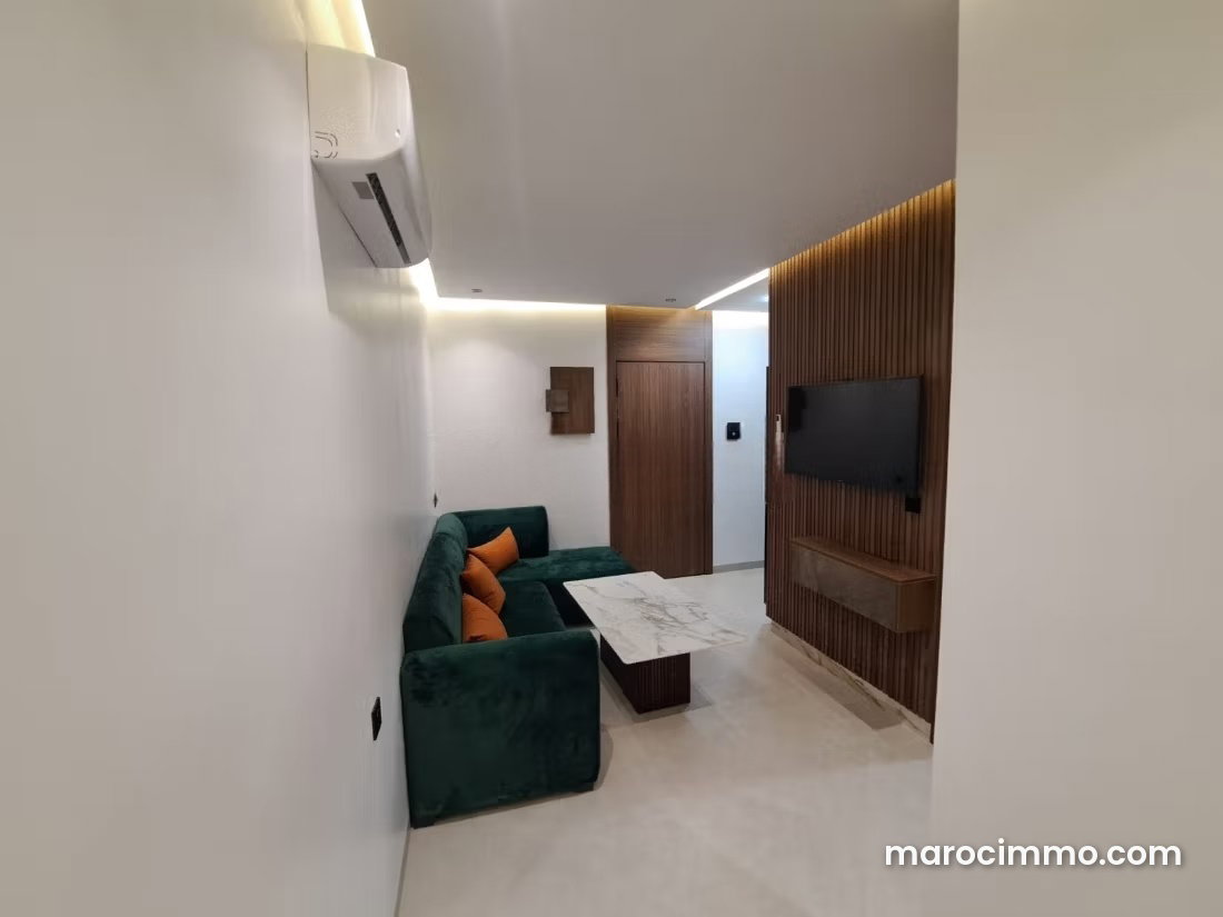 Furnished Apartment with Terrace for Rent in Mesnana, Tangier — Tangier