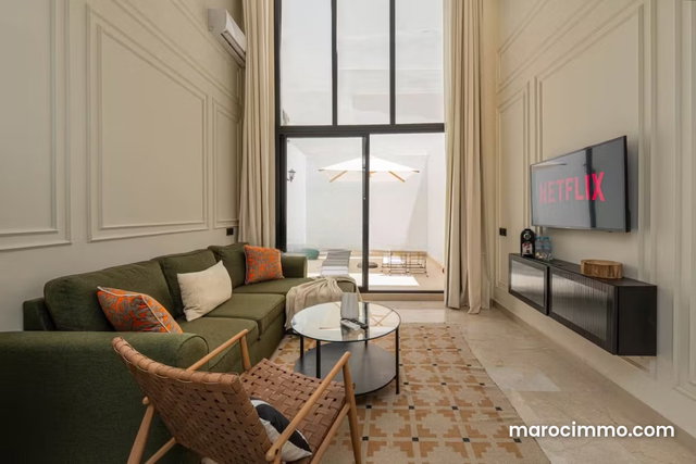 Duplex en location sur maarif extension — 2