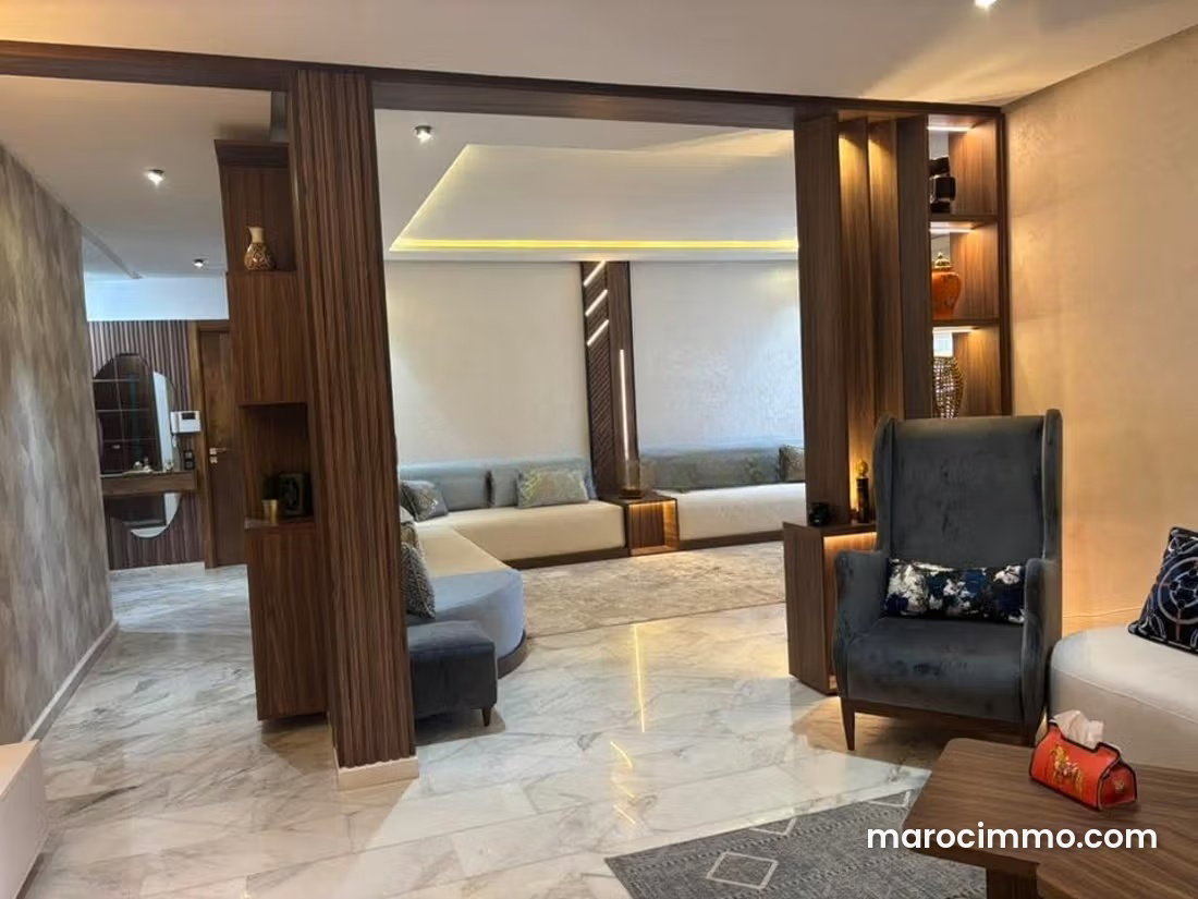 Appartement 115 m², 2 chambres, terrasse et garage, Agdal Rabat — Rabat