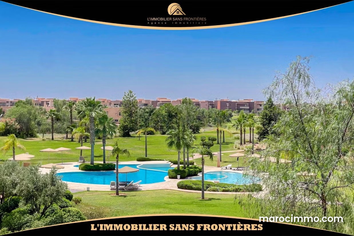 Appartement meublé avec terrasse et vue montagne à Marrakech — Marrakech