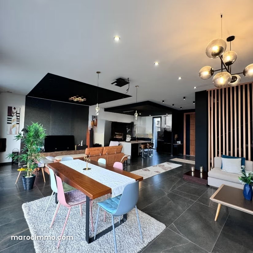 Furnished 300 m² Villa with Sea and Mountain Views, Manar, Tangier — Tangier