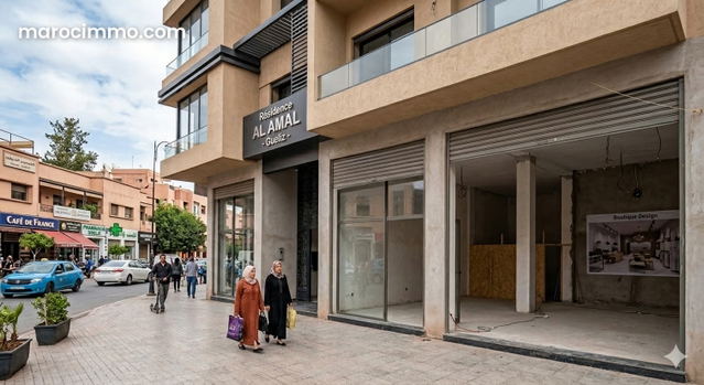 Vend local commercial à Guéliz. Surface de 305 m² — مراكش