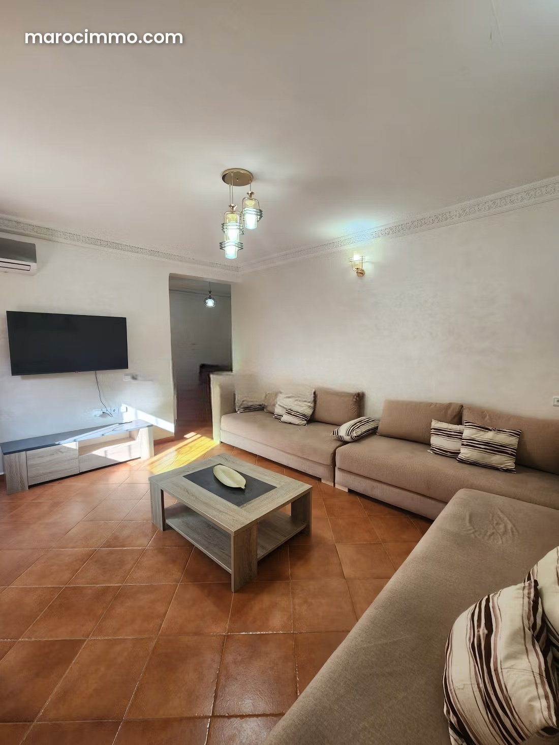 Appartement 65 m² à rénover, Guéliz, Marrakech, vue montagne — Marrakech