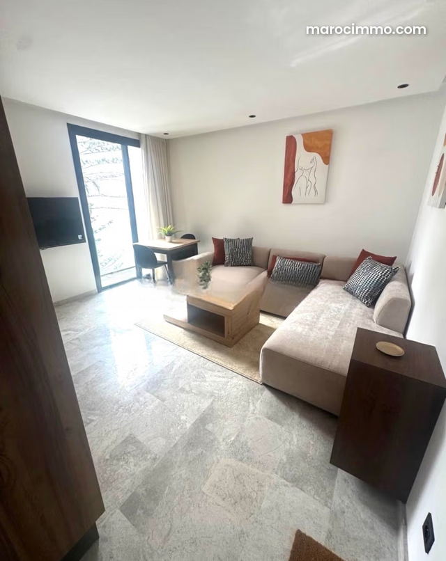 Appartement en location à Palmier. Surface de 42 m². Bien meublé — Casablanca