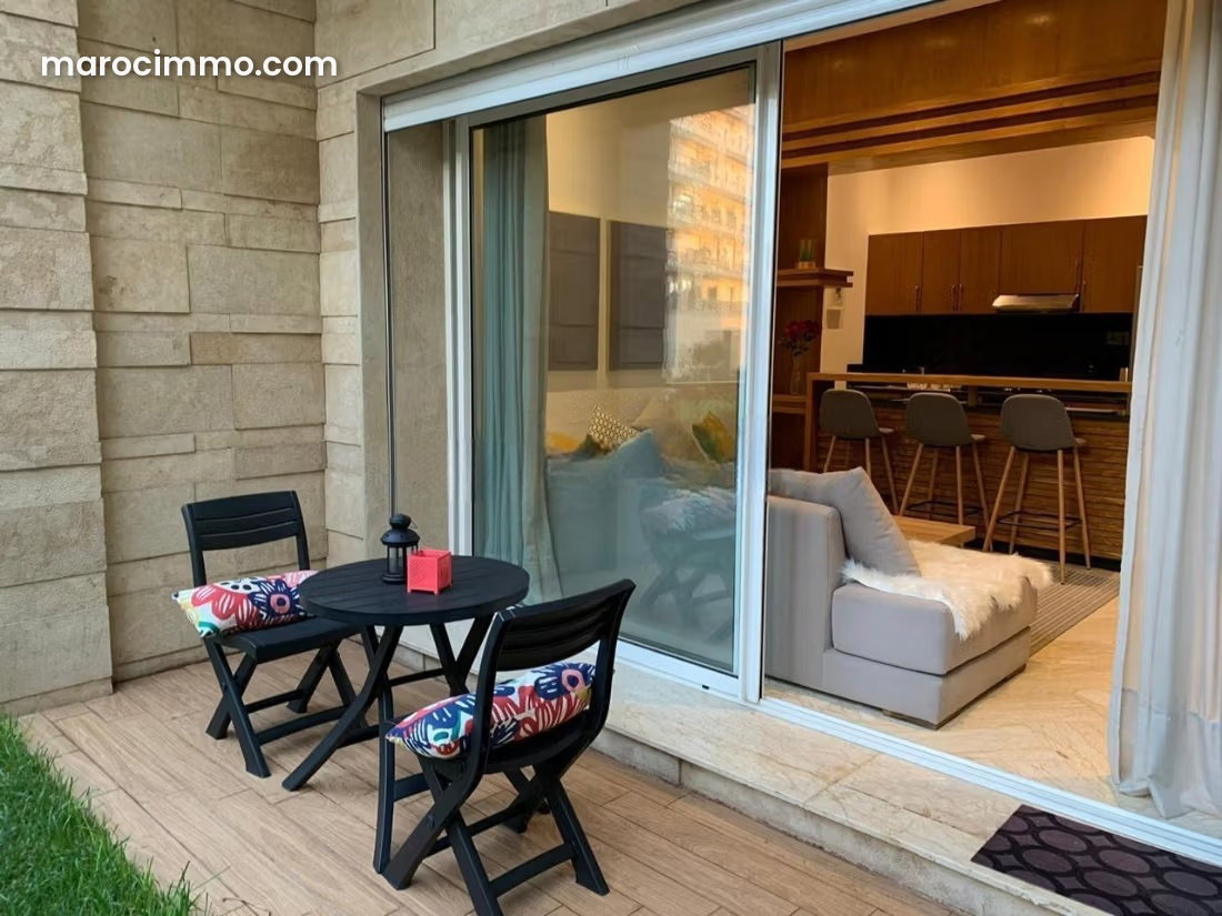 Garden-Level Apartment with Private Garden in Casablanca Finance City — Casablanca