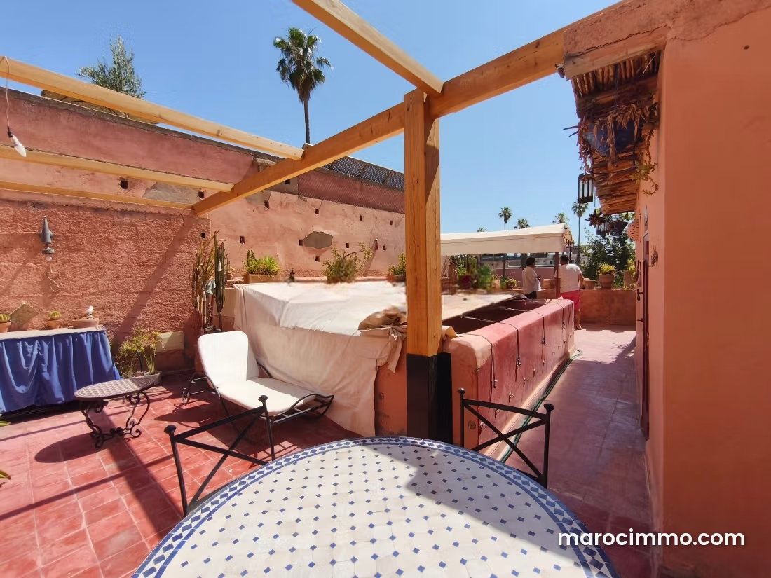 Riad 3 chambres avec patio et terrasse, Arset Moulay Moussa — Marrakech