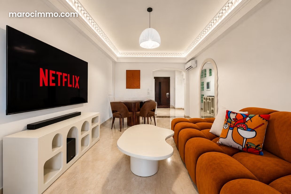 Appartement meublé 117 m², 2 chambres, Hivernage, Marrakech — Marrakech