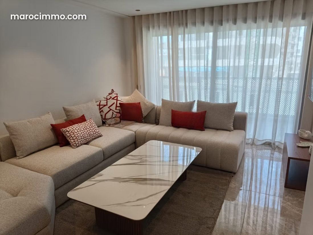 100 sqm Furnished Apartment, 2 Bedrooms, Casablanca Finance City — Casablanca