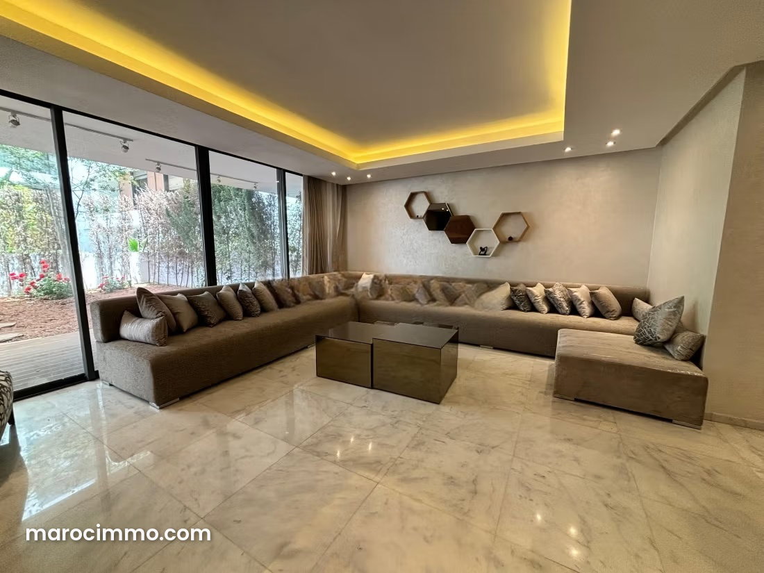 Furnished 120 m² Apartment, 2 Bedrooms, Casablanca Finance City — Casablanca