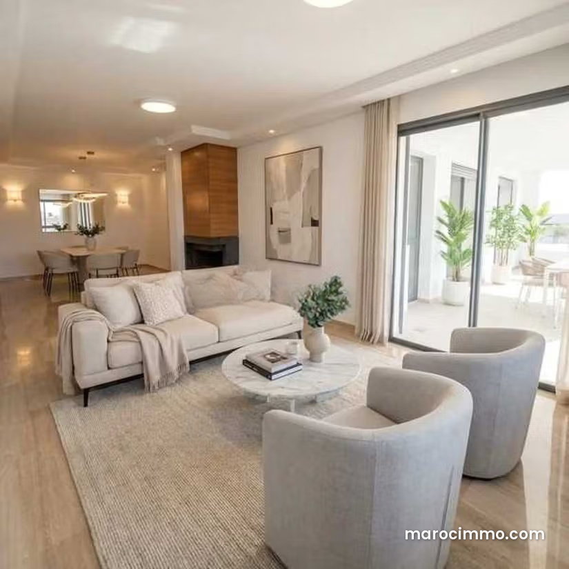 Appartement 4 pièces au dernier étage dans le quartier Almaz Casablanca — Casablanca