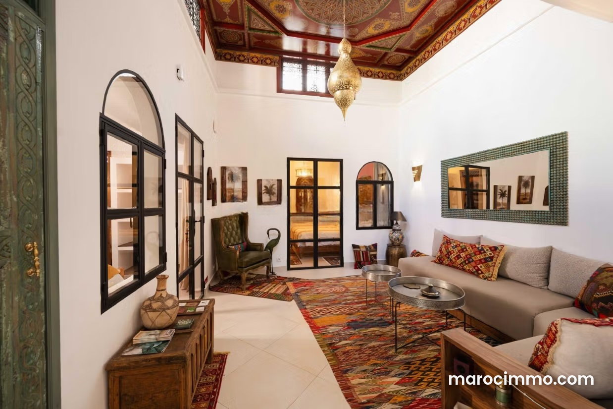 Maison de charme 85 m², 2 chambres, Mouassine, Marrakech — Marrakech