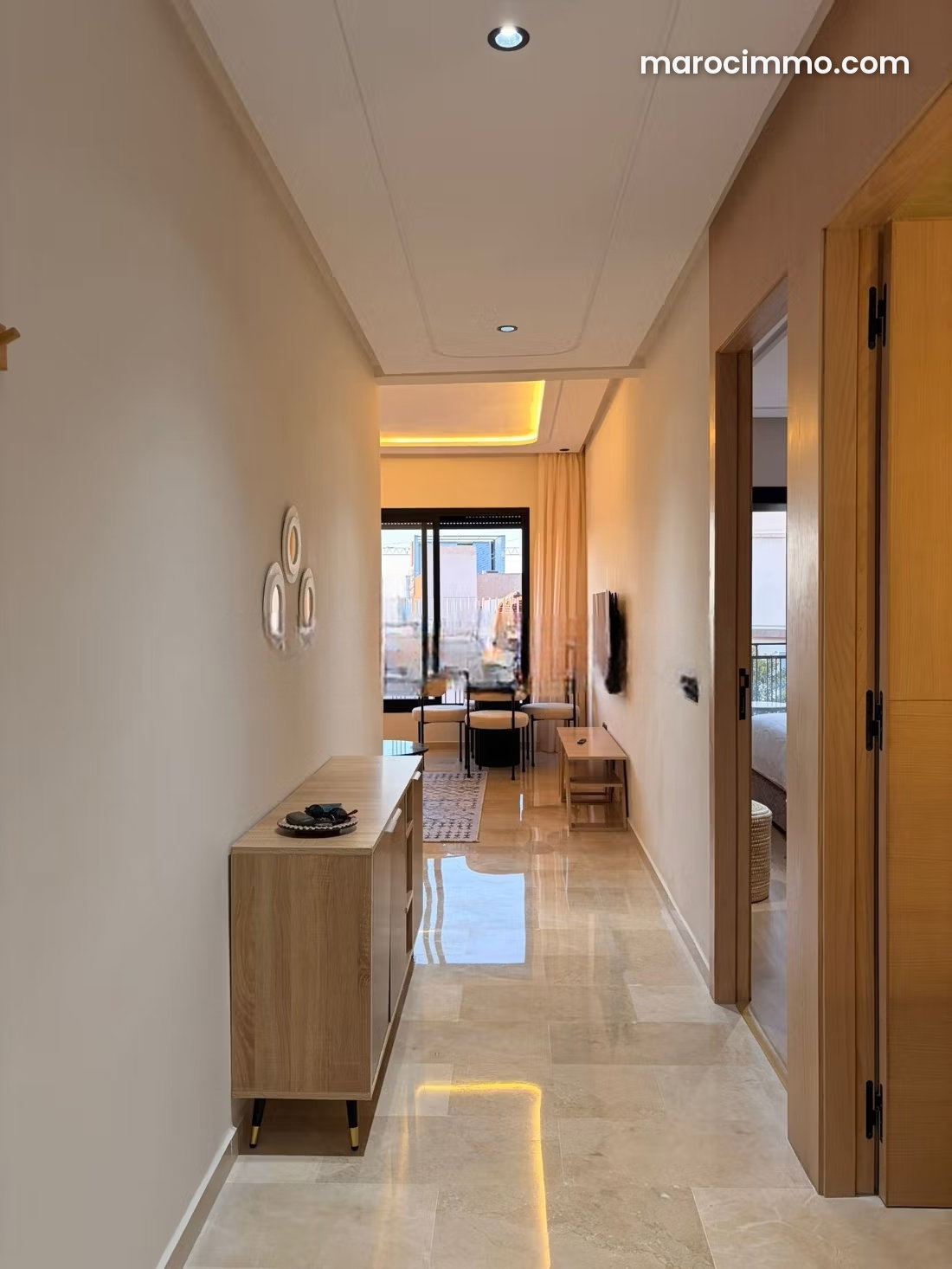 Furnished studio with terrace and garage, Oasis, Casablanca — Casablanca