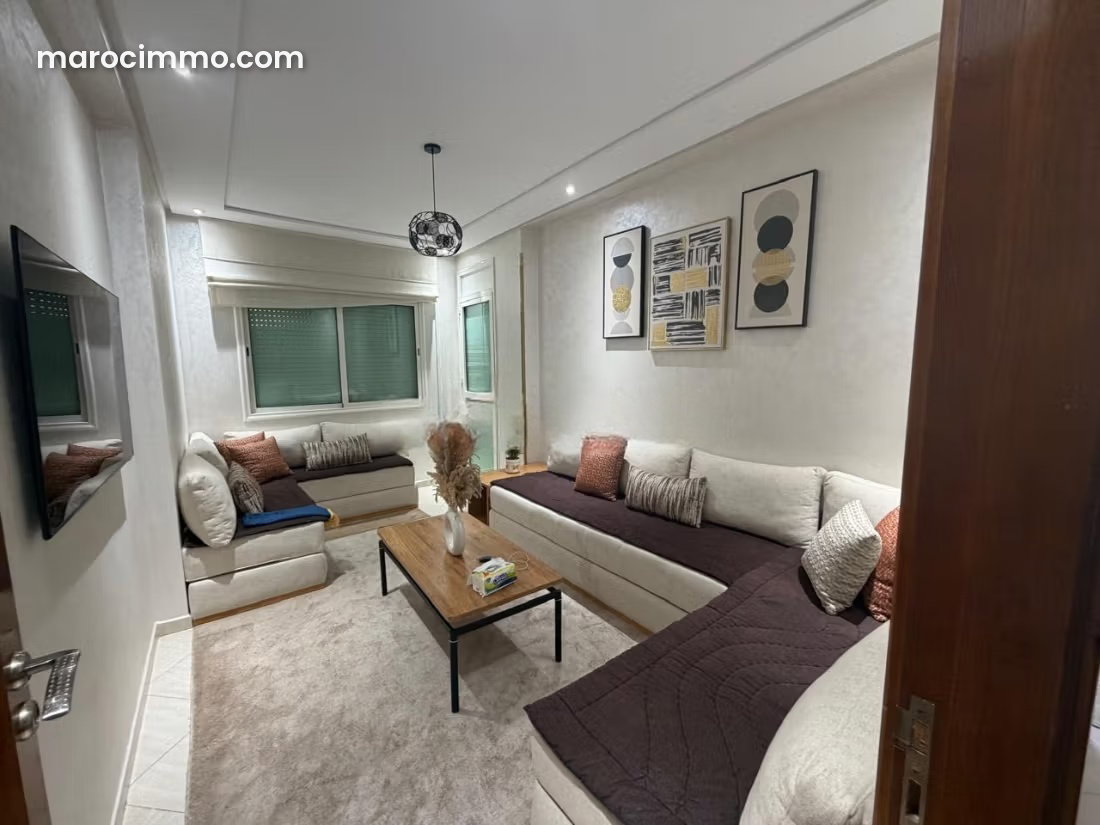 Furnished 3-Bedroom Apartment with Garage, Mimosas, Kenitra — Kenitra