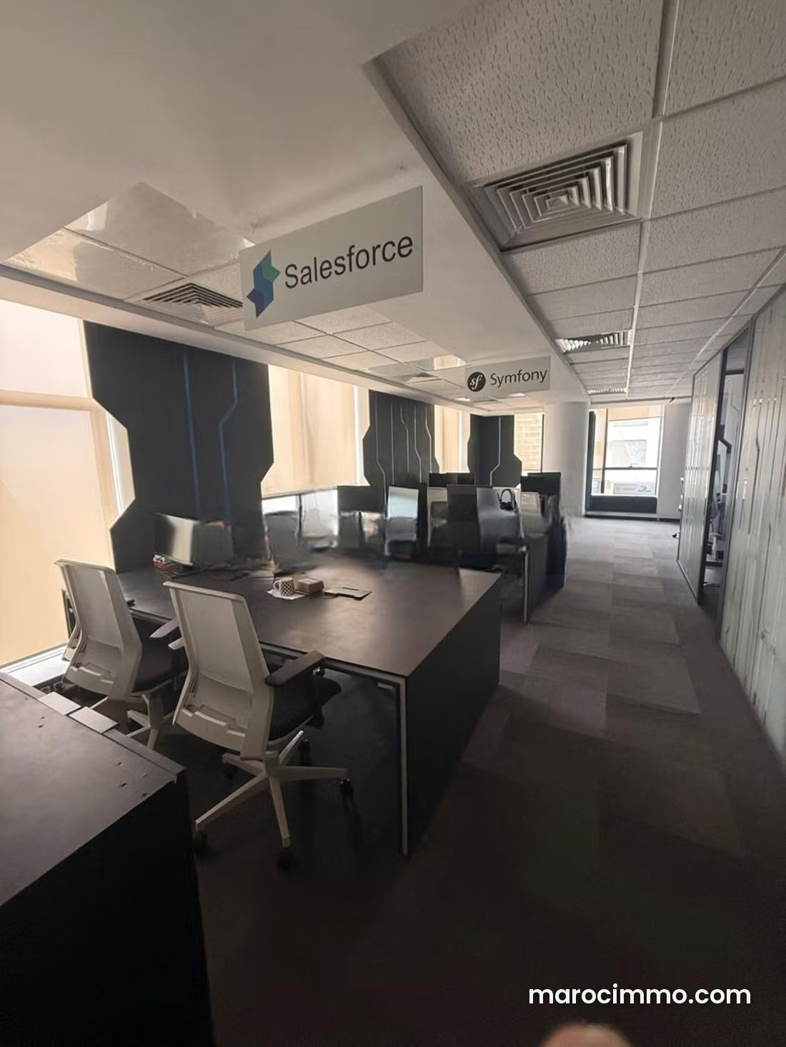 90 m² Office for Rent, Casablanca Finance City, High-End — Casablanca