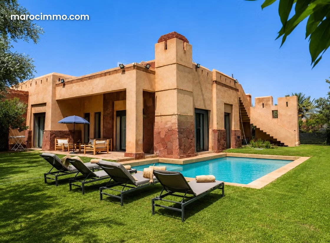Villa 180 m² avec piscine, Route de Fès, Marrakech — Marrakech