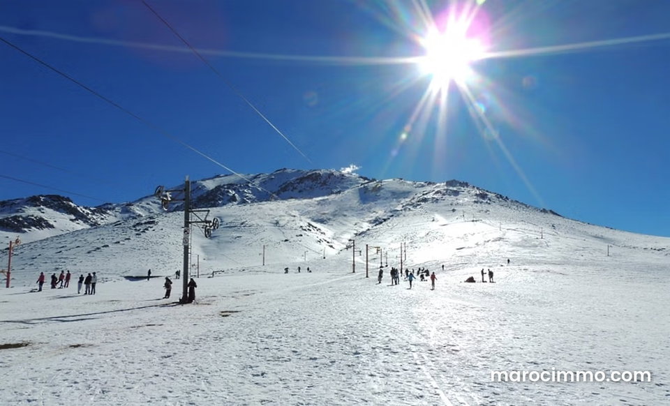 Terrain de 125 m² à Oukaïmeden, sur les pistes
