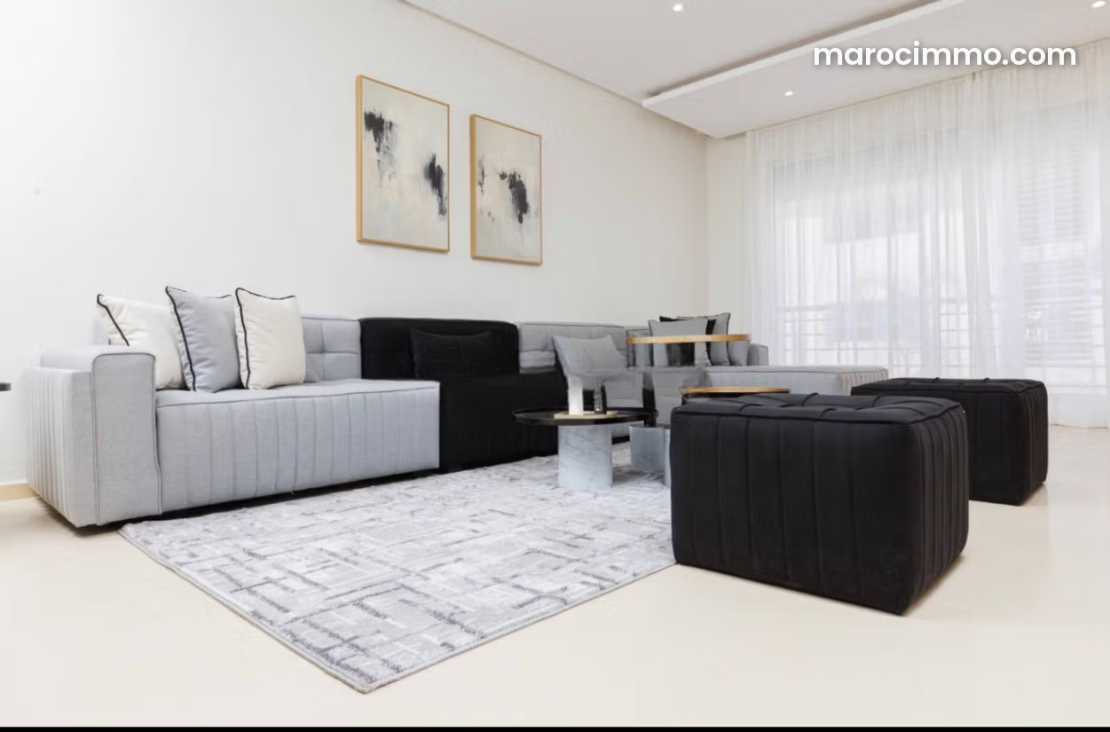 Two-Bedroom Apartment with Terrace in Riyad, Rabat — Rabat