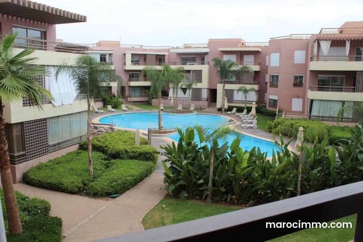 Appartement meublé avec piscine à louer à Agdal Marrakech — Marrakech