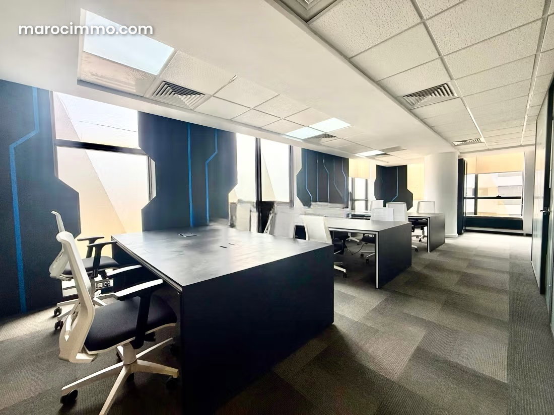 90 sqm Office for Rent in Casablanca Finance City, Fully Fitted and Ready to Move In — Casablanca
