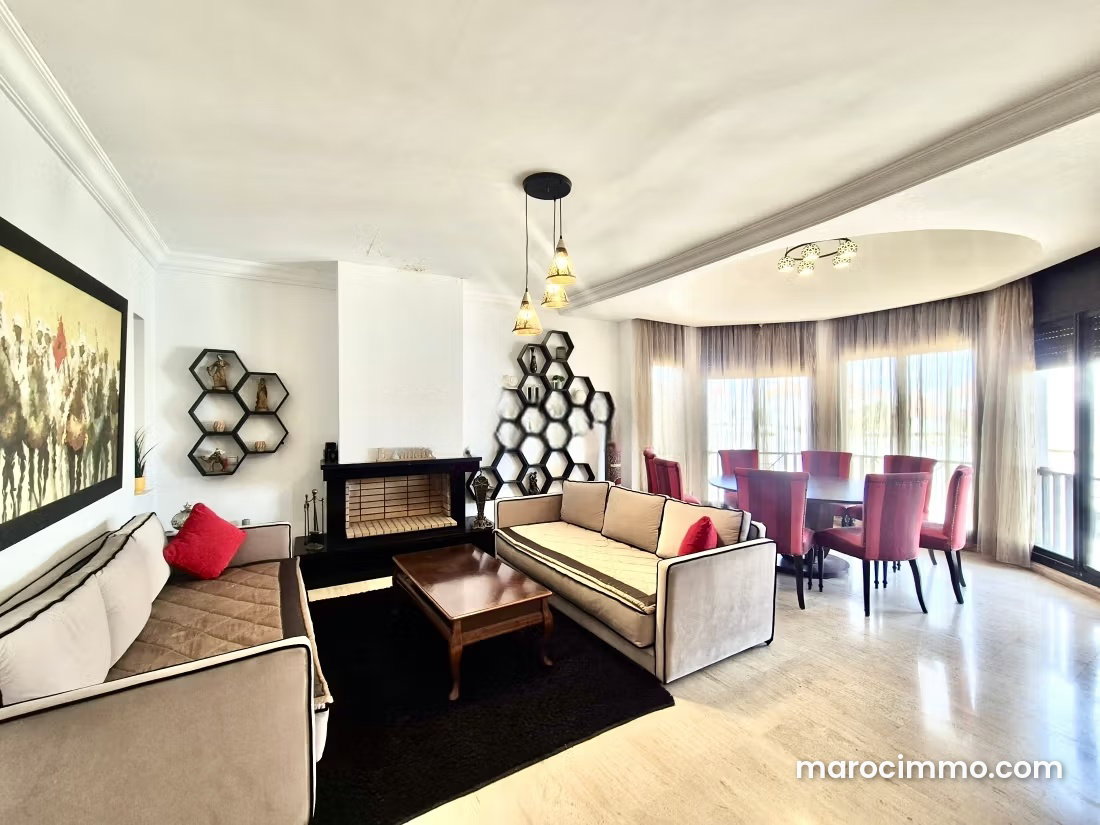 Appartement 222 m² meublé avec piscine, Aïn Diab, Casablanca — Casablanca