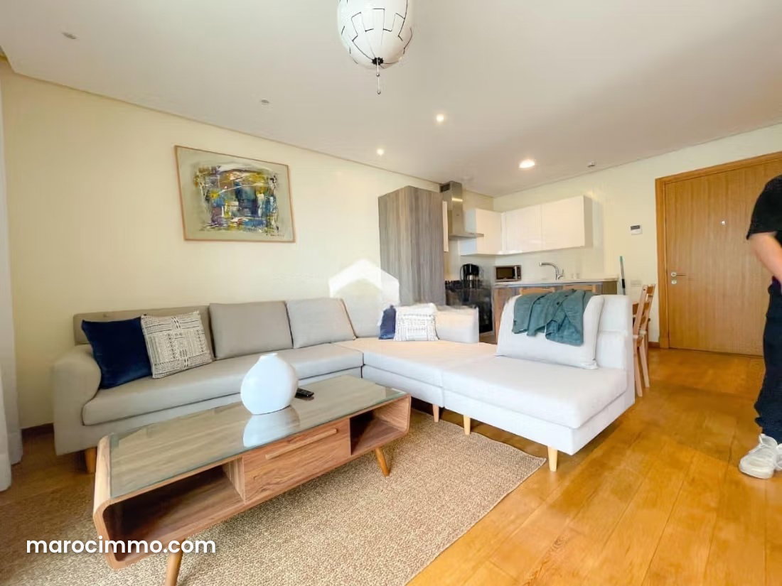 Furnished sea-view apartment, Casablanca Marina, 69 sqm — Casablanca