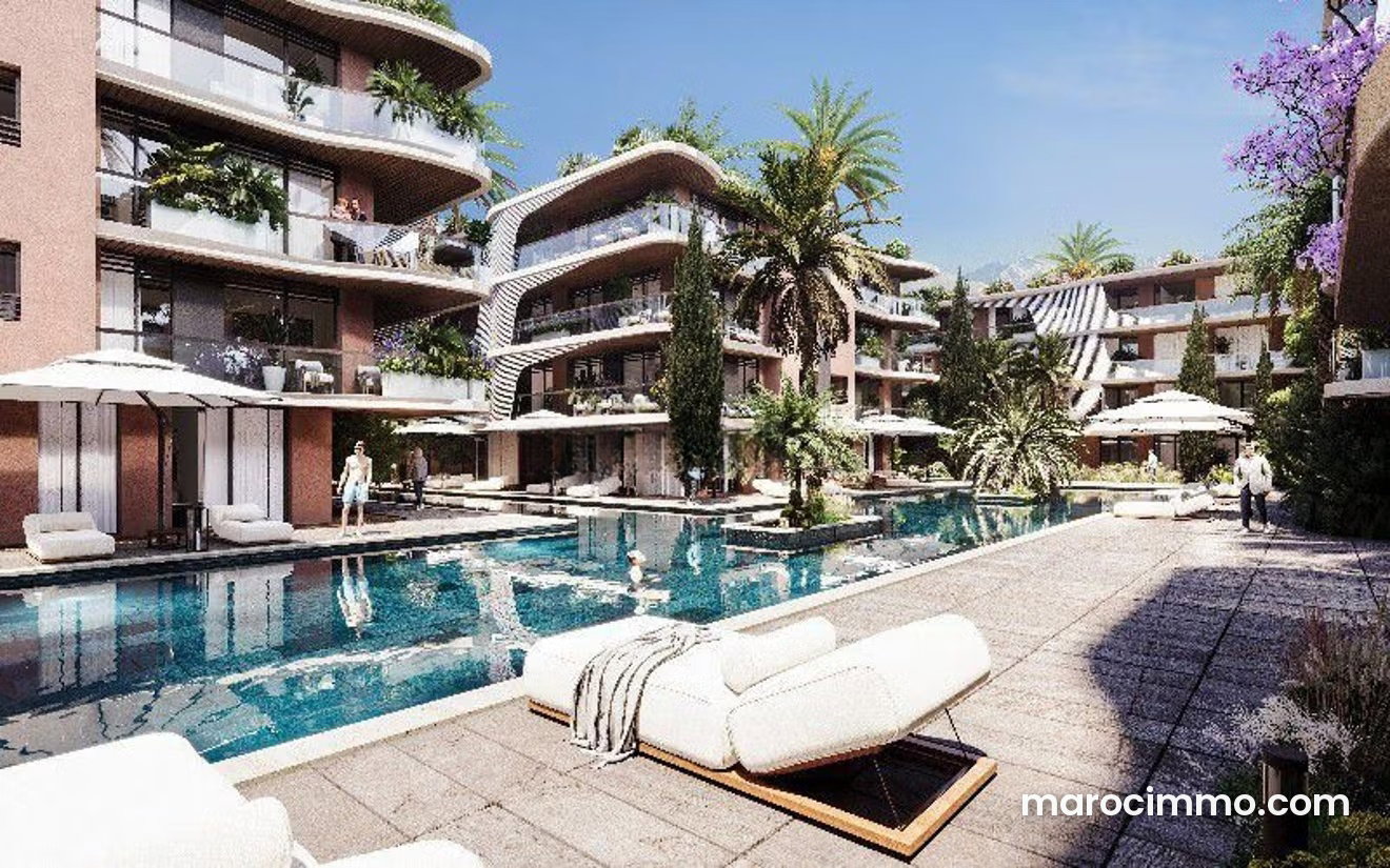New 41 sqm Apartment, Agdal, Marrakech, Residence with Swimming Pool — Marrakesh