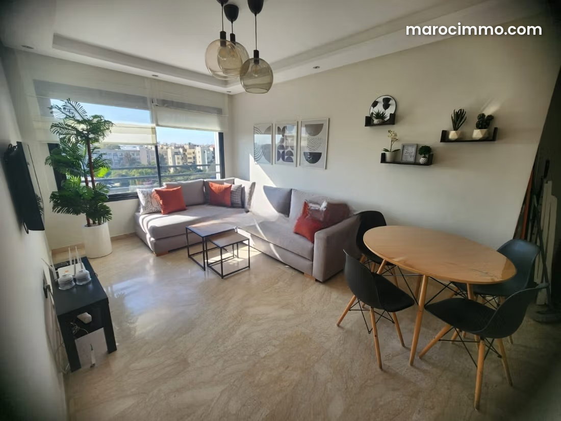 Appartement meublé 45 m², Val Fleuri, Casablanca à louer — Casablanca