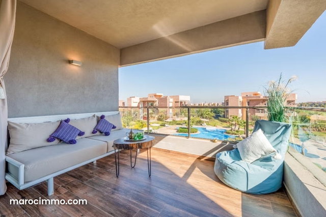 Location appartement 2 chambres meublé à prestigia Marrakech — 5